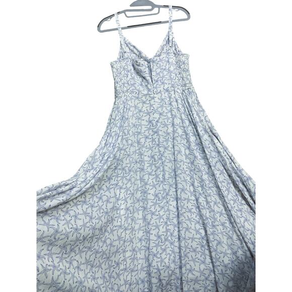 BOGO FREE! FAT FACE Ivory/Indigo TIBBY Starfish Midi Dress ECO-Responsible Sz 6 - Picture 12 of 16
